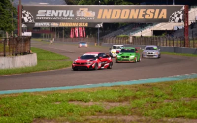 Duo Pembalap Muda Tim Honda Racing Indonesia Dominasi Putaran Kedua Kejurnas Balap Mobil ISSOM Musim 2024