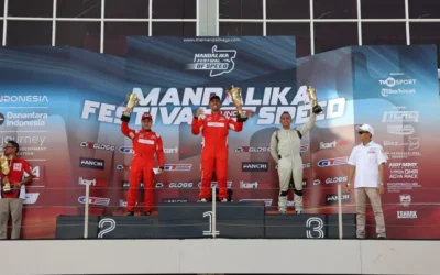 Honda Racing Indonesia Tampil Gemilang, Honda Brio Sapu Bersih Podium ITCR 1.200 di Mandalika Festival of Speed 2025