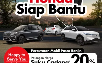 Honda Hadir Mendampingi Konsumen Terdampak Banjir dengan Program Servis Khusus di Dealer Aceh, Medan, dan Padang
